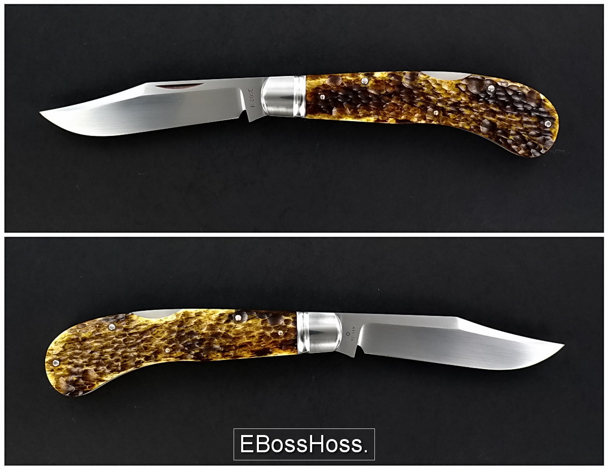 Reese Bose Custom Single-Blade Lockback Saddlehorn